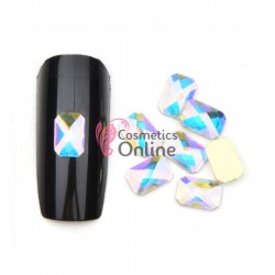 Cristale pentru unghii Marquise, 10 bucati Cod MQ090HH Diamant Argintiu cu Reflexii